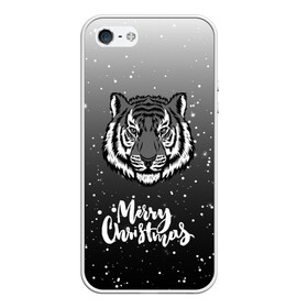 Чехол для iPhone 5/5S матовый с принтом Merry Christmas Год Тигра 2022. в Санкт-Петербурге, Силикон | Область печати: задняя сторона чехла, без боковых панелей | 2022 | happy new year | merry christmas | год тигра | зима близко | нг | новогодний | новогодний тигр | новогодняя символика | новый год | новый год 2022 | рождество | символ 2022 года | снег | снежинки | тигр