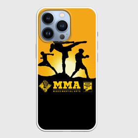 Чехол для iPhone 13 Pro с принтом ММА (Mixed Martial Arts) в Санкт-Петербурге,  |  | bellator | boxing | fight club | mixed martial arts | ufc | айкидо | беллатор | боевые искусства | боец | бои | бои без правил | бойцовский клуб | бокс | борьба | воин | джиуджитсу | дзюдо | единоборства | карате | кикбоксинг
