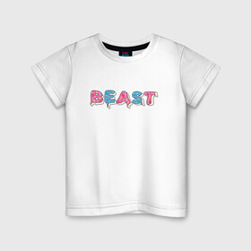Детская футболка хлопок с принтом Mr Beast - Art 1 в Санкт-Петербурге, 100% хлопок | круглый вырез горловины, полуприлегающий силуэт, длина до линии бедер | mr beast | youtube | арты | блогеры | мистер бист | ютуберы