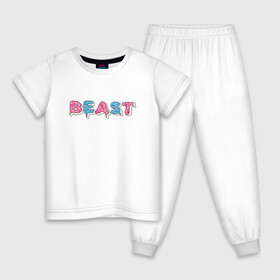 Детская пижама хлопок с принтом Mr Beast - Art 1 в Санкт-Петербурге, 100% хлопок |  брюки и футболка прямого кроя, без карманов, на брюках мягкая резинка на поясе и по низу штанин
 | mr beast | youtube | арты | блогеры | мистер бист | ютуберы