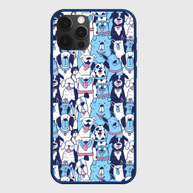 Чехол для iPhone 12 Pro Max с принтом Забавные Пёсели паттерн Funny Dogs pattern в Санкт-Петербурге, Силикон |  | Тематика изображения на принте: dog | бульдог | далматинец | йорк | мопс | песик | порода | смешной | собака