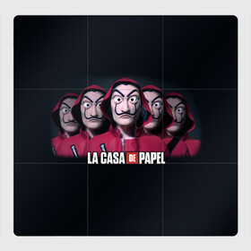 Магнитный плакат 3Х3 с принтом LA CASA DE PAPEL BELLA CIAO / БУМАЖНЫЙ ДОМ в Санкт-Петербурге, Полимерный материал с магнитным слоем | 9 деталей размером 9*9 см | Тематика изображения на принте: bella ciao | la casa de papel | бумажный дом | ла каса де | ла каса де папель | ла каса де пепел | лакаса | сериал | фильм