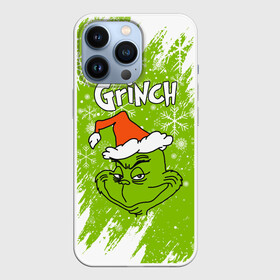 Чехол для iPhone 13 Pro с принтом Grinch Green. в Санкт-Петербурге,  |  | 2022 | grinch | happy new year | merry christmas | год тигра | гринч | зима близко | нг | новогодний | новый год | новый год 2022 | рождество | снег | снежинки