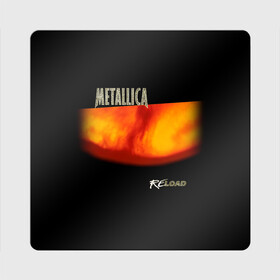 Магнит виниловый Квадрат с принтом Metallica ReLoad в Санкт-Петербурге, полимерный материал с магнитным слоем | размер 9*9 см, закругленные углы | hard | heavy | james hetfield | kirk hammett | lars ulrich | metallica | music | robert trujillo | rock band | thrash | thrashmetal | альбом | джеймс хэтфилд | кирк хэмметт | ларс ульрих | метал | металика | металлика | музыка | роберт трухильо | рок груп