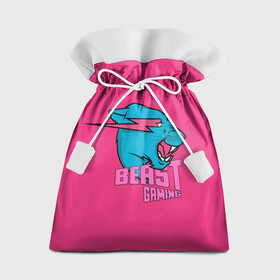 Подарочный 3D мешок с принтом Mr Beast Gaming Full Print (Pink edition) в Санкт-Петербурге, 100% полиэстер | Размер: 29*39 см | gamer | games | gaming | mr beast | mrbeast | youtube | блогеры | игры | мистер бист | ютуберы