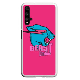 Чехол для Honor 20 с принтом Mr Beast Gaming Full Print (Pink edition) в Санкт-Петербурге, Силикон | Область печати: задняя сторона чехла, без боковых панелей | Тематика изображения на принте: gamer | games | gaming | mr beast | mrbeast | youtube | блогеры | игры | мистер бист | ютуберы