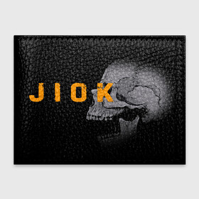 Обложка для студенческого билета с принтом Jiok в Санкт-Петербурге, натуральная кожа | Размер: 11*8 см; Печать на всей внешней стороне | ад | надпись | название | череп