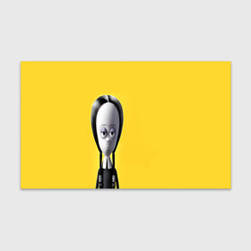Бумага для упаковки 3D с принтом Семейка Аддамс   Горящий Тур Уэндзи в Санкт-Петербурге, пластик и полированная сталь | круглая форма, металлическое крепление в виде кольца | аддамс | венди | горящий | девочка | желтый | мультик | мультфильм | персонаж | семейка | тур | уэнзди