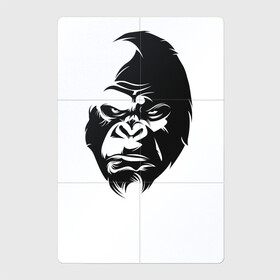 Магнитный плакат 2Х3 с принтом Angry Monkey Cotton Theme в Санкт-Петербурге, Полимерный материал с магнитным слоем | 6 деталей размером 9*9 см | африка | бивни | горилла | животные | злая обезьяна | злой | злость | индия | настроение | неон | неоновые принты | обезьяна | природа | саванна | светящиеся | сердится | шимпанзе