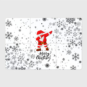 Магнитный плакат 3Х2 с принтом Santa Dabbing идет снег. в Санкт-Петербурге, Полимерный материал с магнитным слоем | 6 деталей размером 9*9 см | 2022 | dabbing | happy new year | merry christmas | santa dabbing | год тигра | зима близко | нг | новогодний | новогодний тигр | новый год | новый год 2022 | рождество | символ 2022 года | снег | снежинки
