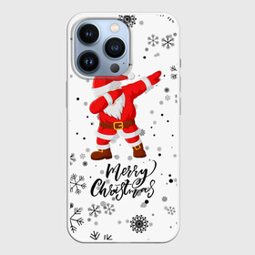 Чехол для iPhone 13 Pro с принтом Santa Dabbing идет снег. в Санкт-Петербурге,  |  | 2022 | dabbing | happy new year | merry christmas | santa dabbing | год тигра | зима близко | нг | новогодний | новогодний тигр | новый год | новый год 2022 | рождество | символ 2022 года | снег | снежинки