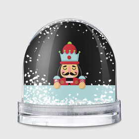 Игрушка Снежный шар с принтом Кукла Щелкунчик в Санкт-Петербурге, Пластик | Изображение внутри шара печатается на глянцевой фотобумаге с двух сторон | nut cracker | nutcracker | новогодний | новогодняя сказка | новый год | рождество | сказка | снежинка | щелкунчик