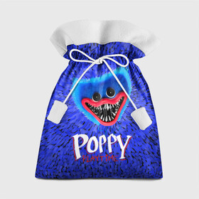 Подарочный 3D мешок с принтом Хагги Вагги - Поппи Плейтайм в Санкт-Петербурге, 100% полиэстер | Размер: 29*39 см | Тематика изображения на принте: horror | huggy | playtime | poppy | wuggy | вагги | хагги | хоррор