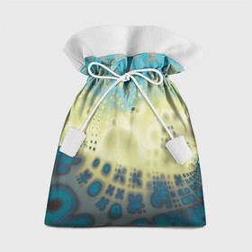 Подарочный 3D мешок с принтом Коллекция Journey Бриз 126-2 в Санкт-Петербурге, 100% полиэстер | Размер: 29*39 см | abstraction | blue | color | fractal | yellow | абстракция | желтый | на витрину | фрактал | цветной