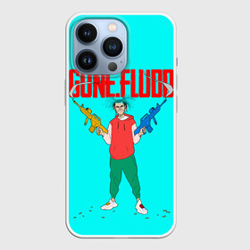 Чехол для iPhone 13 Pro с принтом GONE.Fludd whith gun в Санкт-Петербурге,  |  | gone fludd | hip hop | rap | rep | гон фладд | гонфлад | исполнители | исполнитель | музыка | реп