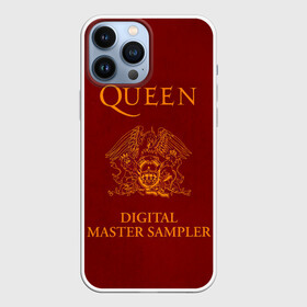 Чехол для iPhone 13 Pro Max с принтом Digital Master Sampler   Queen в Санкт-Петербурге,  |  | freddie mercury | paul rodgers | queen | quen | альбом | брайан мэй | глэм | джон дикон | квин | королева | куин | меркури | меркьюри | музыкант | мэркури | певец | песня | поп | роджер тейлор | рок группа | фаррух булсара