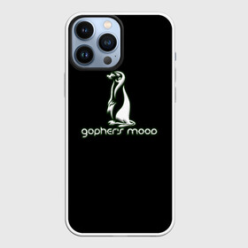 Чехол для iPhone 13 Pro Max с принтом Gophers mood в Санкт-Петербурге,  |  | Тематика изображения на принте: грива | животные | злой | злость | зубы | клыки | мудрость | настроение | неон | неоновые принты | охота | природа | саванна | светящиеся | сердится | спокойствие | тайга | хищник