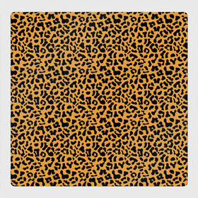 Магнитный плакат 3Х3 с принтом Леопард (Leopard) в Санкт-Петербурге, Полимерный материал с магнитным слоем | 9 деталей размером 9*9 см | jaguar | leopard | ocelot | predator | гепард | дикая кошка | животное | зверь | кот | леопард | леопардовые пятна | оцелот | хищная кошка | хищник | ягуар