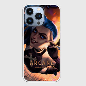 Чехол для iPhone 13 Pro с принтом Arcane   Джинкс (Паудер) в Санкт-Петербурге,  |  | animated | arcane | games | league | legends | netflix | of | riot | аркейн | заун | мультсериал | пилтовер | сериал | фантастика | фэнтези