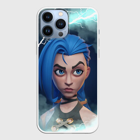 Чехол для iPhone 13 Pro Max с принтом BLUE JINX | ARCANE в Санкт-Петербурге,  |  | arcane | arcane league of legends | cartoon | jinx | league of legends | mult | stim punk | stimpunk | аркеин | аркейн | джинкс | мульт | мультик | паудер | порох | психопатка | синеголовая | синий хвост | стим панк | стимпанк