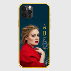 Чехол для iPhone 12 Pro с принтом Portrait Adele в Санкт-Петербурге, силикон | область печати: задняя сторона чехла, без боковых панелей | имя | лицо | надпись | певица | портрет