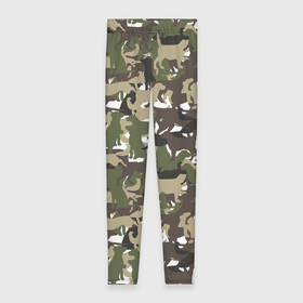 Леггинсы 3D с принтом Камуфляж из Собак (Camouflage) в Санкт-Петербурге, 80% полиэстер, 20% эластан | Эластичный пояс, зауженные к низу, низкая посадка | Тематика изображения на принте: animal | camouflage | dog | military camouflage | барбос | бобик | военный камуфляж | год собаки | друг человека | животное | зверь | ищейка | камуфляж | кинолог | кость | лайка | милитари | охотничий камуфляж | пёс