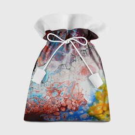 Подарочный 3D мешок с принтом ЦветоТрэш в Санкт-Петербурге, 100% полиэстер | Размер: 29*39 см | абстракция | молодежный | пестрый | цветной | яркий