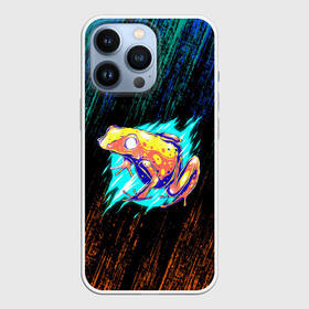 Чехол для iPhone 13 Pro с принтом Жаба цветная абстрактная в Санкт-Петербурге,  |  | болото | жабы | ква | лягушка | неон