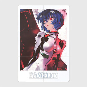 Магнитный плакат 2Х3 с принтом Rei | Evangelion в Санкт-Петербурге, Полимерный материал с магнитным слоем | 6 деталей размером 9*9 см | ayanami rei | evangelion | evangelion rei | аянами рей | евангелион | евангелион рей | рей