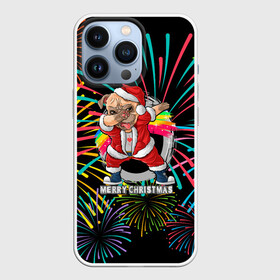 Чехол для iPhone 13 Pro с принтом Merry Christmas Mops Dabbing. в Санкт-Петербурге,  |  | 2022 | dabbing | happy new year | merry christmas | mops dabbing | год тигра | зима близко | нг | новогодний | новый год | новый год 2022 | рождество | салют | символ 2022 года | собака