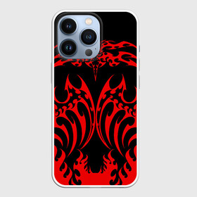 Чехол для iPhone 13 Pro с принтом Алые лезвия в Санкт-Петербурге,  |  | scarlet | алые узоры | алые шипы | когти | красные лезвия | красные узоры | красные шипы | лезвие | лезвия | огонь | острые | пламя | шипы
