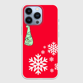 Чехол для iPhone 13 Pro с принтом НОВОГОДНИЙ ДРАКОНЧИК в Санкт-Петербурге,  |  | 2021 | 2022 | new year | деда мороза | дракон | к нам приходит | клауса | костюм | новогодний | новый год | праздник | рождество | санты | снег | снежинки | снежок | узор