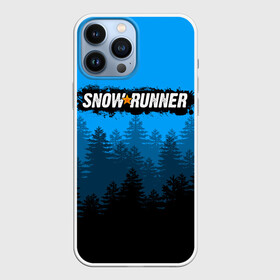 Чехол для iPhone 13 Pro Max с принтом SNOWRUNNER   СНОУРАННЕР ЛЕС в Санкт-Петербурге,  |  | Тематика изображения на принте: game | snow runner | snowrunner | грузовик | дальнобойщик | игра | симулятор | сноу раннер | сноураннер