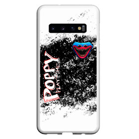 Чехол для Samsung Galaxy S10 с принтом Poppy Playtime Гранж в Санкт-Петербурге, Силикон | Область печати: задняя сторона чехла, без боковых панелей | poppy playtime | игра | кукла | монстр | плэйтайм | поппи плейтайм | хагги вагги | хоррор