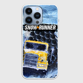 Чехол для iPhone 13 Pro с принтом SNOWRUNNER ART   СНОУРАННЕР АРТ в Санкт-Петербурге,  |  | Тематика изображения на принте: game | snow runner | snowrunner | winter | грузовик | дальнобойщик | зима | игра | лес | симулятор | снег | сноу раннер | сноураннер