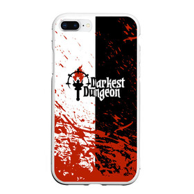 Чехол для iPhone 7Plus/8 Plus матовый с принтом Darkest Dungeon | DD | Black White Logo в Санкт-Петербурге, Силикон | Область печати: задняя сторона чехла, без боковых панелей | colour of madness | crimson court | darkest dungeon | game | logo | roguelike | shieldbreaker | the shieldbreaker | игра | лого | логотип | ролевая игра | темнейшее подземелье