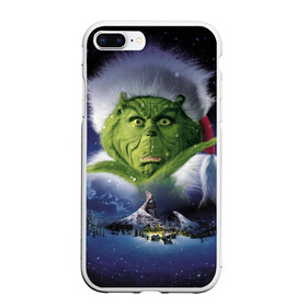 Чехол для iPhone 7Plus/8 Plus матовый с принтом Гринч The Grinch в Санкт-Петербурге, Силикон | Область печати: задняя сторона чехла, без боковых панелей | grinch | гринч | дед мороз | джим керри | елка | кино | новый год | рождество | санта | снег | снежинка