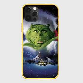 Чехол для iPhone 12 Pro с принтом Гринч The Grinch в Санкт-Петербурге, силикон | область печати: задняя сторона чехла, без боковых панелей | Тематика изображения на принте: grinch | гринч | дед мороз | джим керри | елка | кино | новый год | рождество | санта | снег | снежинка