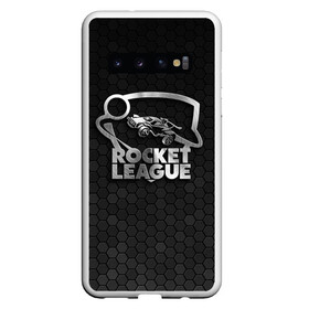 Чехол для Samsung Galaxy S10 с принтом Rocket League Metal Logo в Санкт-Петербурге, Силикон | Область печати: задняя сторона чехла, без боковых панелей | auto | avto | car | race | rocket league | авто | гонки | машина | рокет лига | тачка