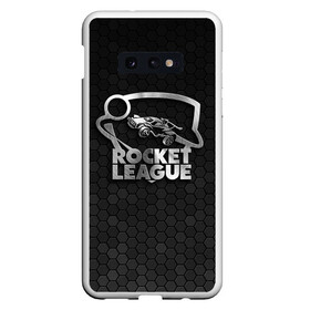 Чехол для Samsung S10E с принтом Rocket League Metal Logo в Санкт-Петербурге, Силикон | Область печати: задняя сторона чехла, без боковых панелей | auto | avto | car | race | rocket league | авто | гонки | машина | рокет лига | тачка