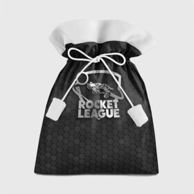 Подарочный 3D мешок с принтом Rocket League Metal Logo в Санкт-Петербурге, 100% полиэстер | Размер: 29*39 см | auto | avto | car | race | rocket league | авто | гонки | машина | рокет лига | тачка