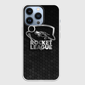 Чехол для iPhone 13 Pro с принтом Rocket League Metal Logo в Санкт-Петербурге,  |  | auto | avto | car | race | rocket league | авто | гонки | машина | рокет лига | тачка