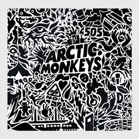 Магнитный плакат 3Х3 с принтом Arctic monkeys Pattern в Санкт-Петербурге, Полимерный материал с магнитным слоем | 9 деталей размером 9*9 см | alternative | arctic monkeys | metall | music | rock | альтернатива | арктик монкейс | арктические обезьяны | металл | музыка | рок