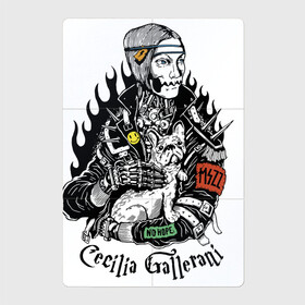 Магнитный плакат 2Х3 с принтом Cecilia Gallerani 2045 в Санкт-Петербурге, Полимерный материал с магнитным слоем | 6 деталей размером 9*9 см | art | cecilia gallerani | creative | design | dog | fashion | girl | hype | style | vanguard | авангард | девушка | дизайн | искусство | креатив | мода | собака | стиль | хайп | чечилия галлерани