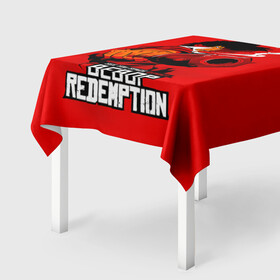 Скатерть 3D с принтом See you space cowboy BEBOP REDEMPTION в Санкт-Петербурге, 100% полиэстер (ткань не мнется и не растягивается) | Размер: 150*150 см | Тематика изображения на принте: cowboy bebop | spike spiegel | аниме | ковбой бибоп | ковбойский бибоп | красный дракон | манга | охотник за головами | синдикат | спайк шпигель