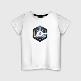 Детская футболка хлопок с принтом Знак Cognito Inc в Санкт-Петербурге, 100% хлопок | круглый вырез горловины, полуприлегающий силуэт, длина до линии бедер | знак | персонажи | постре | стол | треугольник