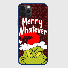 Чехол для iPhone 12 Pro Max с принтом ГРИНЧ | GRINCH | WHATEVER в Санкт-Петербурге, Силикон |  | Тематика изображения на принте: 2020 | 2021 | 2022 | christmas | grinch | merry | santa | whatever | гринч | дед мороз | леденец | нг | новогодний | новый год | олени | рождество | санта клаус | свитер | узоры