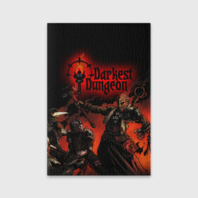 Обложка для паспорта матовая кожа с принтом DARKEST DUNGEON   ТЕМНЕЙШЕЕ ПОДЗЕМЕЛЬЕ   ART   АРТ в Санкт-Петербурге, натуральная матовая кожа | размер 19,3 х 13,7 см; прозрачные пластиковые крепления | darkest dungeon | darkest dungeon 2 | ад | готика | игра | огонь | пламя | темнейшее подземелье | ужасы