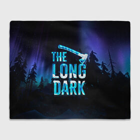 Плед 3D с принтом The Long Dark Logo в Санкт-Петербурге, 100% полиэстер | закругленные углы, все края обработаны. Ткань не мнется и не растягивается | Тематика изображения на принте: alaska | long dark | the long dark | аляска | выживание | длинная тьма | долгая тьма | игра long dark