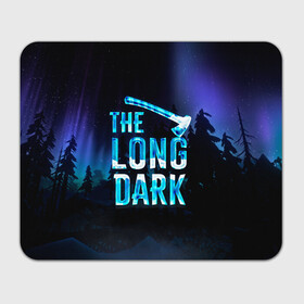 Прямоугольный коврик для мышки с принтом The Long Dark Logo в Санкт-Петербурге, натуральный каучук | размер 230 х 185 мм; запечатка лицевой стороны | alaska | long dark | the long dark | аляска | выживание | длинная тьма | долгая тьма | игра long dark